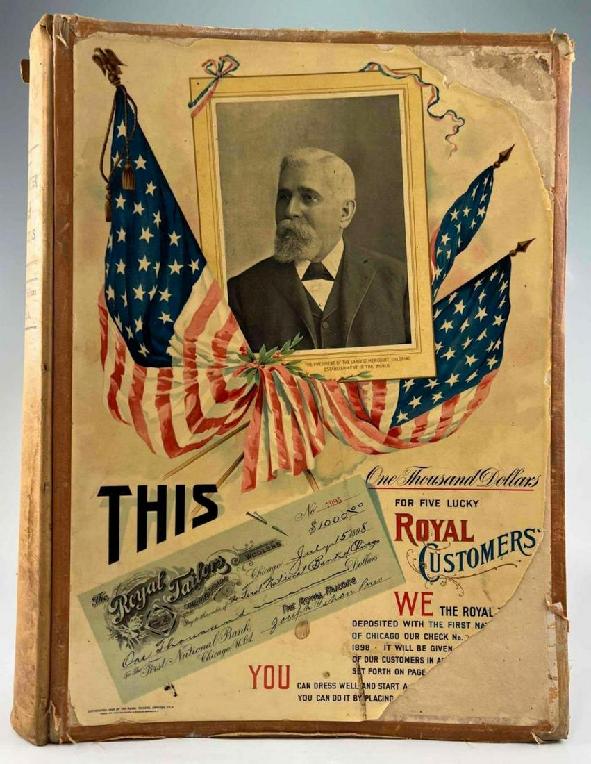 Victorian Royal Tailors 1898 Scrap Book (1 of 19)