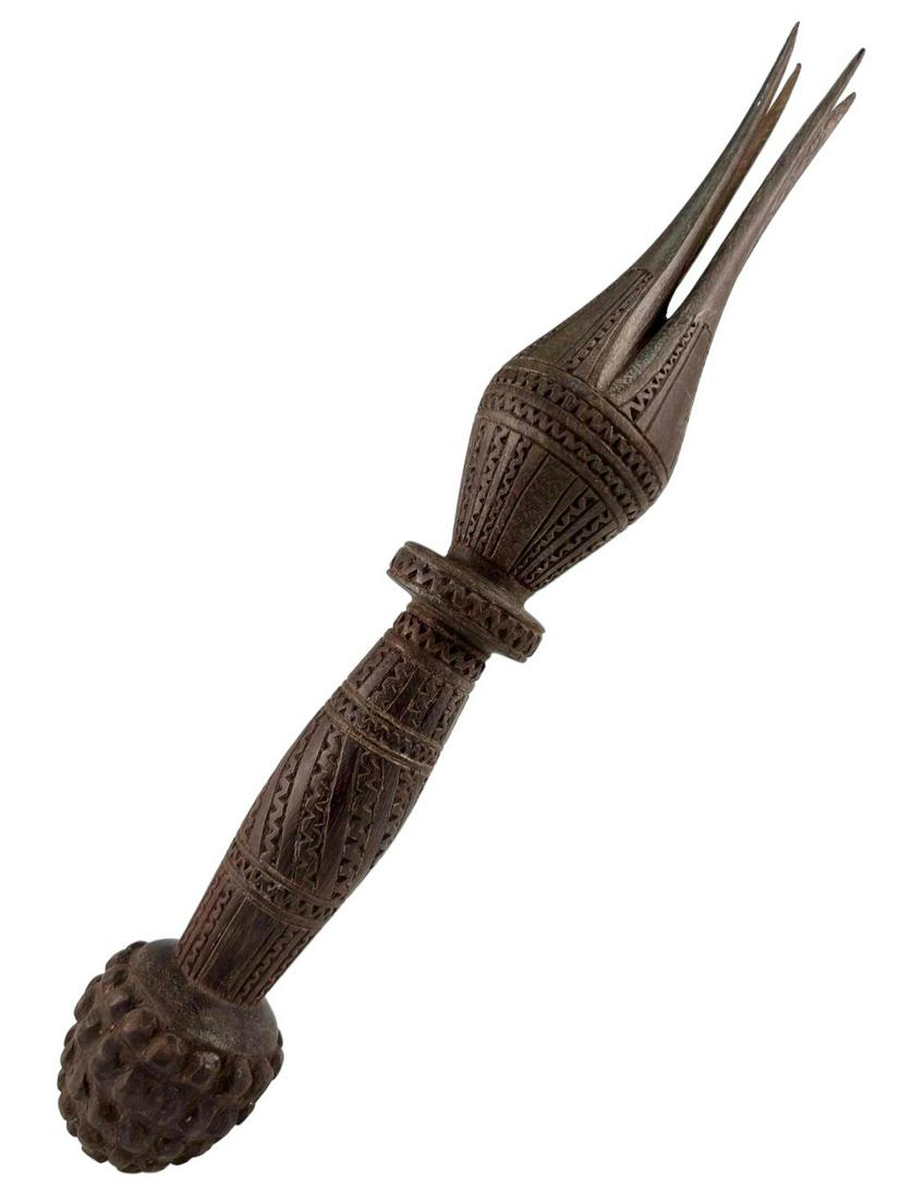 Fijian Tribal Wood Cannibal Fork (1 of 19)