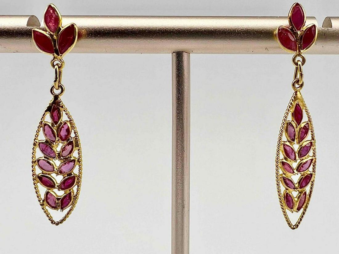 18K Ruby Earrings (1 of 5)