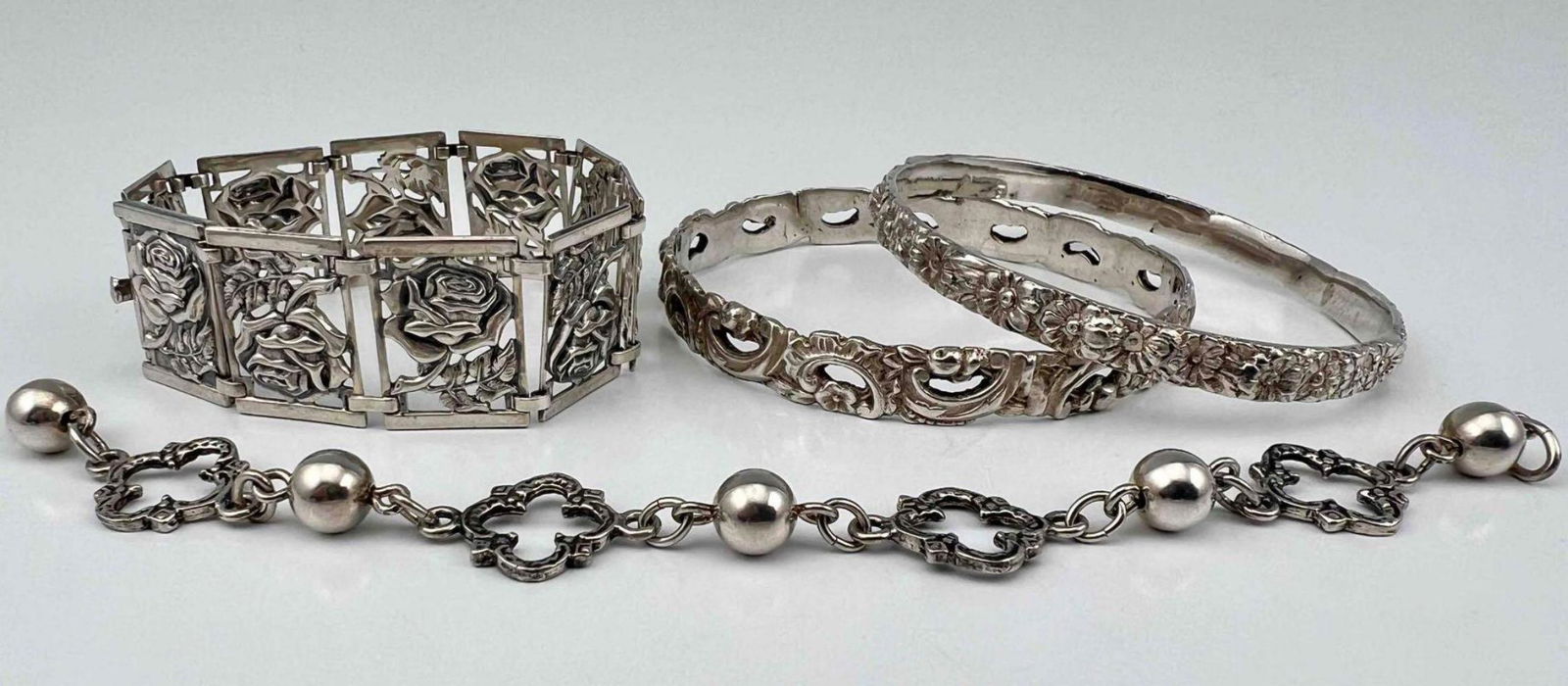 Four Silver Bracelets (1 of 17)
