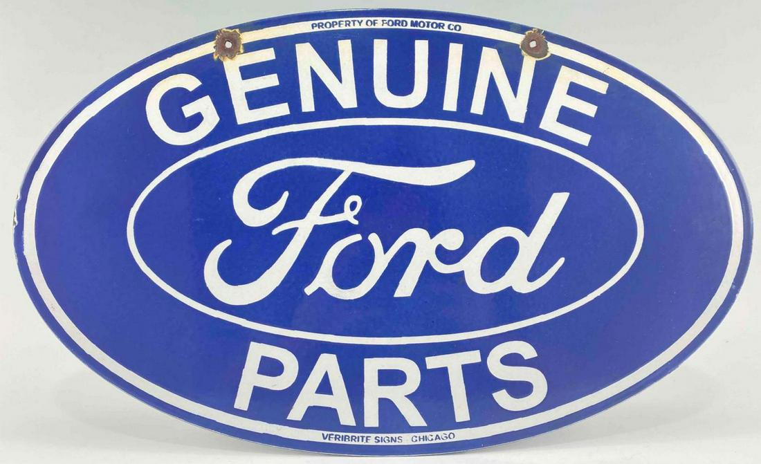 Vintage Genuine Ford Parts Porcelain Sign (1 of 11)