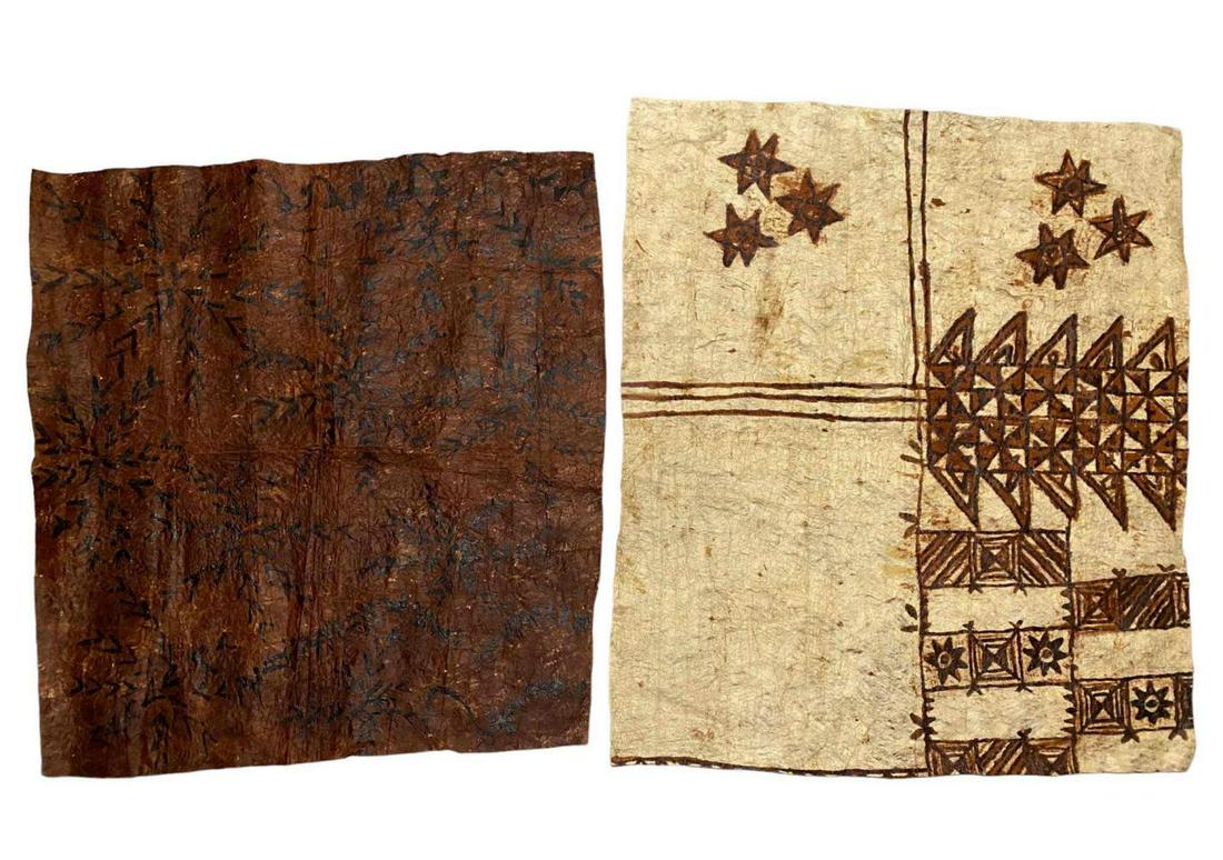 Group Of Tongan Tapa Cloth Panels (1 of 20)