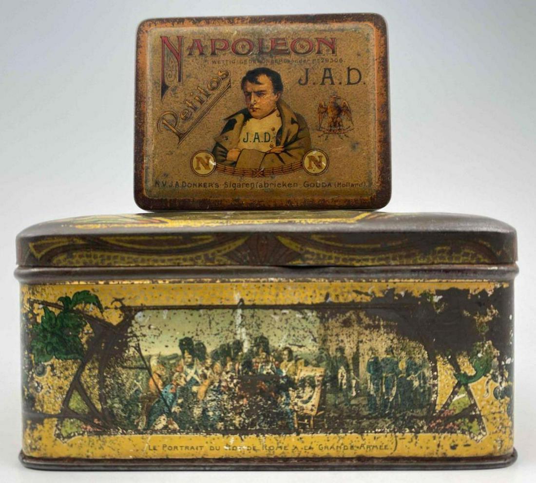 Two Antique Napoleon Tin Boxes (1 of 15)