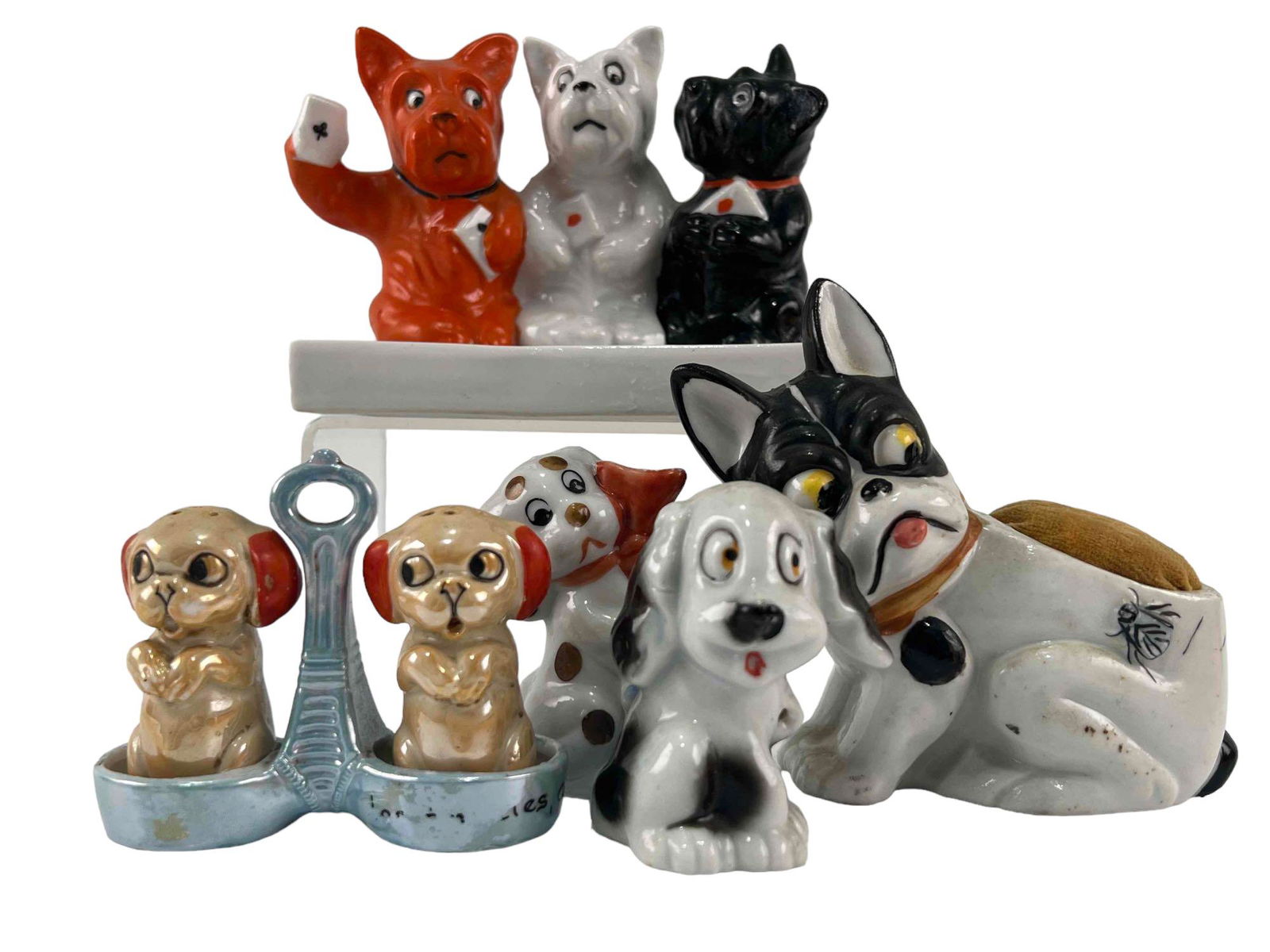 Lot Of Vintage Porcelain Dog Figures (1 of 19)