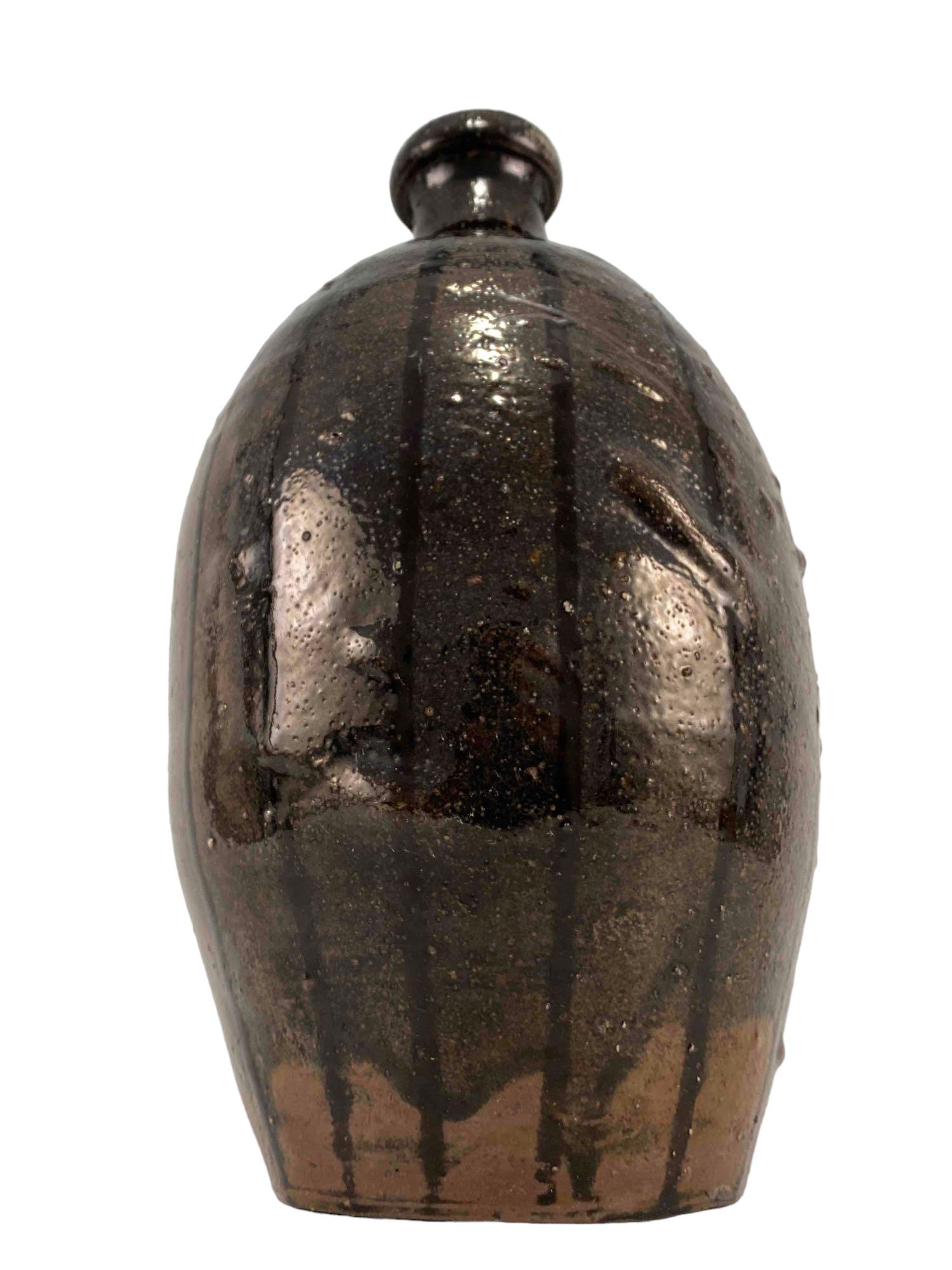 Antique Japanese Stoneware Sake Jug (1 of 20)