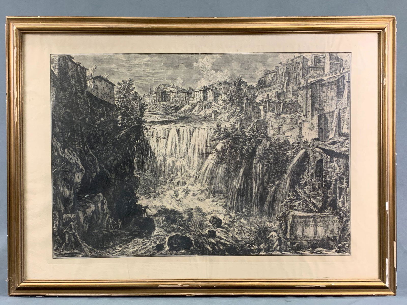 Veduta Della Cascata Di Tivoli, Giovanni Battista Piranesi, Etching (1 of 6)