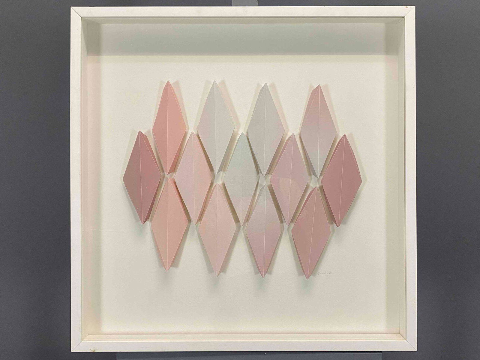 Dawn Wolfe, Geometric Paper Relief Panel (1 of 11)