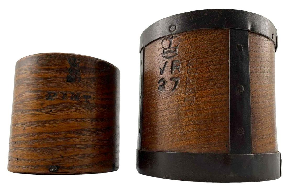 Two Victorian English Grain Dry Goods Measures (1 of 11)