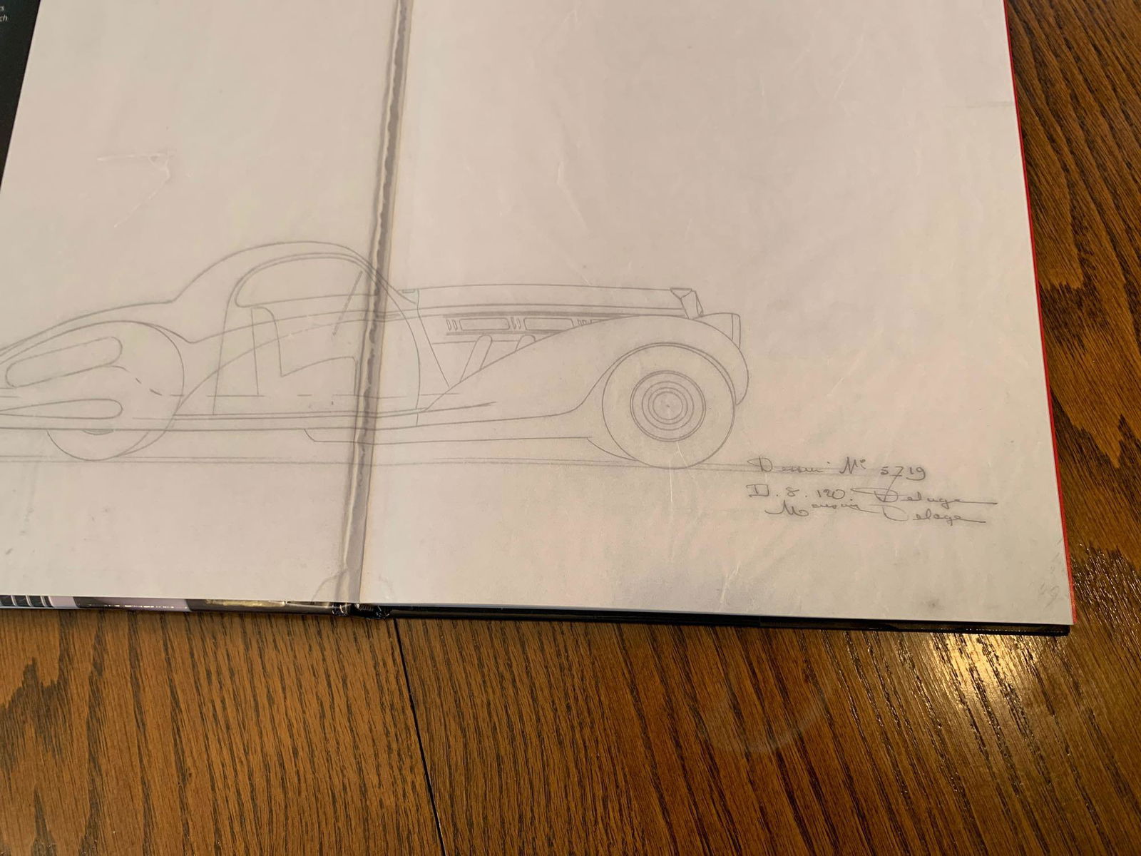 Autographed Delage styling and design book (1 of 4)