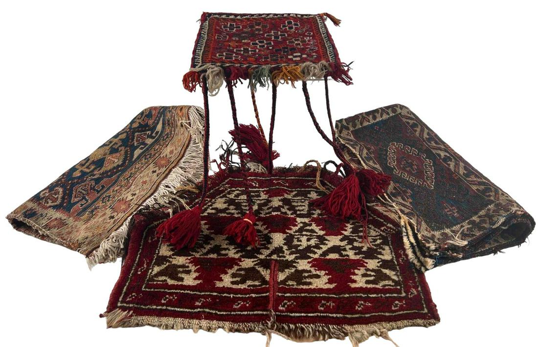 Persian carpet remnants & Bag (1 of 19)