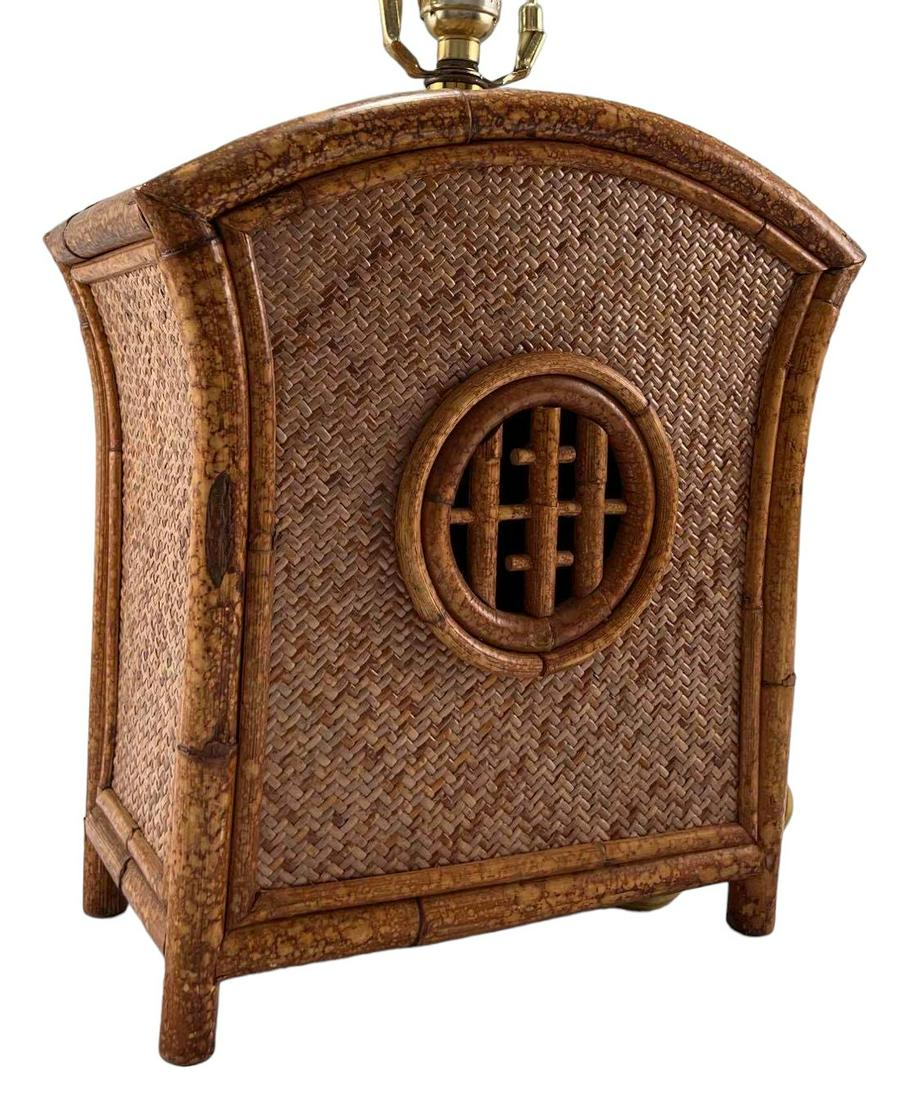 Mid Century Rattan and Bamboo Table Lamp (1 of 20)