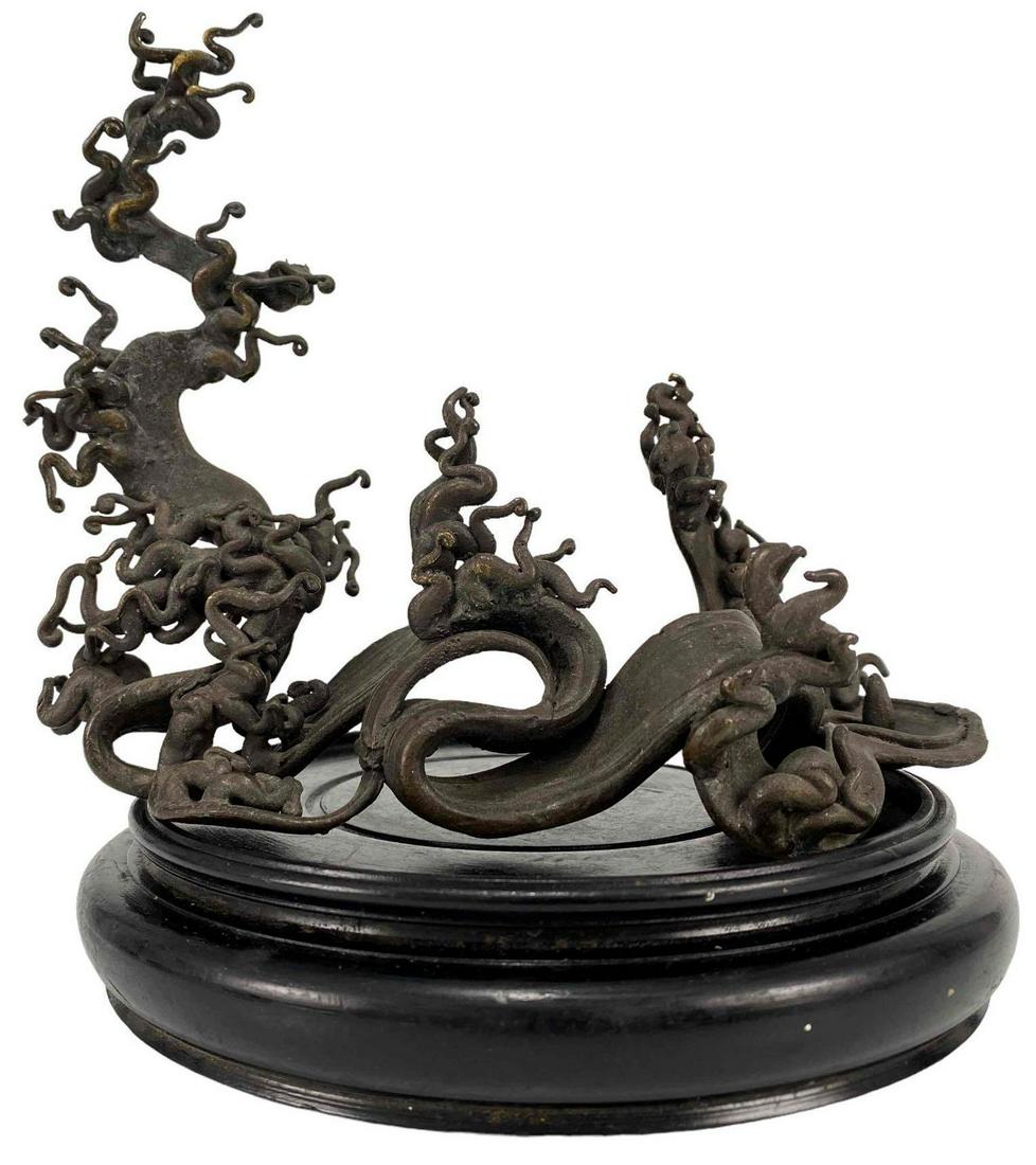 Antique Japanese Bronze Dragon Sculpture (1 of 20)