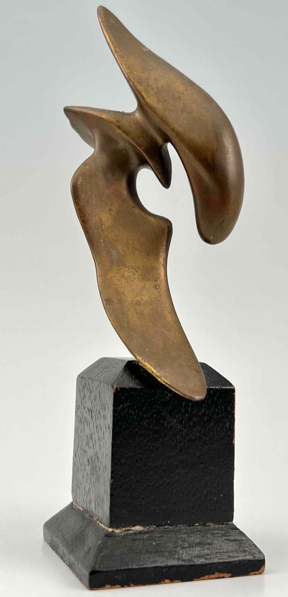 Hattakitkosol Somchai, Thai Modernist Bronze Seagull Sculpture (1 of 11)