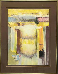 Jerry Concha, Abstract Lithograph On Paper: Jerry Concha, Abstract Lithograph On Paper. Signed Jerry Concha 59/80. As Framed Approximately 40.0H x 31.375W x 1.375D in. Sight Approximately 30H x 22.25W in.