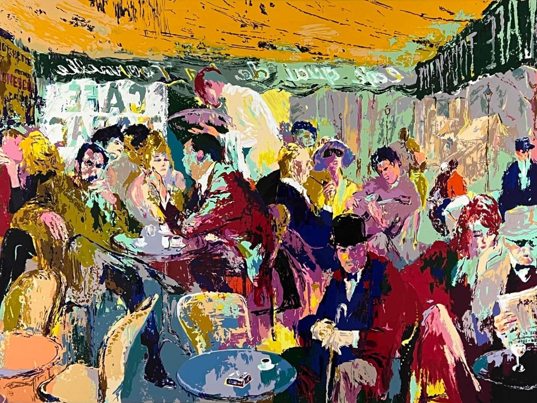 Leroy Neiman, Cafe Rive Gauche, Signed Serigraph (1 of 14)