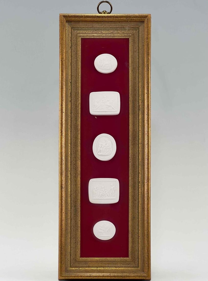 Framed Grand Tour Intaglios (1 of 16)