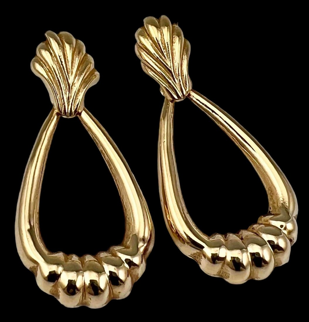 14K Yellow Gold Drop Earrings (1 of 4)