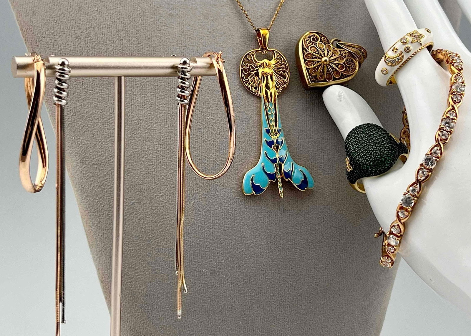 Sterling Silver Jewelry Lot (1 of 18)