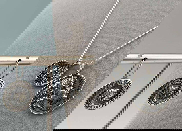 Sterling Silver Greek Themed Jewelry