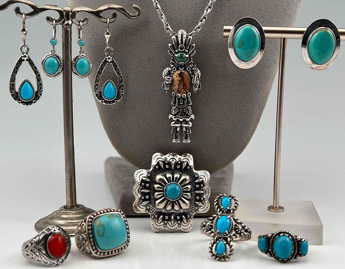 Sterling Silver Native American Style Jewelry (1 of 19)