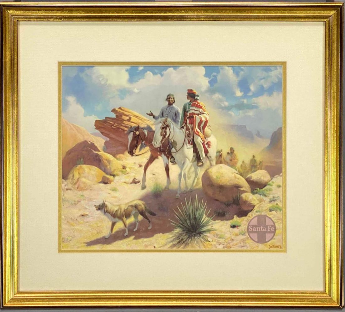 Santa Fe Railroad Framed Print, Gerald Curtis GC Delano (1 of 8)