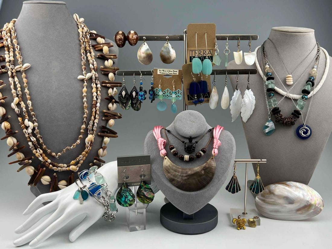 Shell & Sea Glass Jewelry (1 of 10)