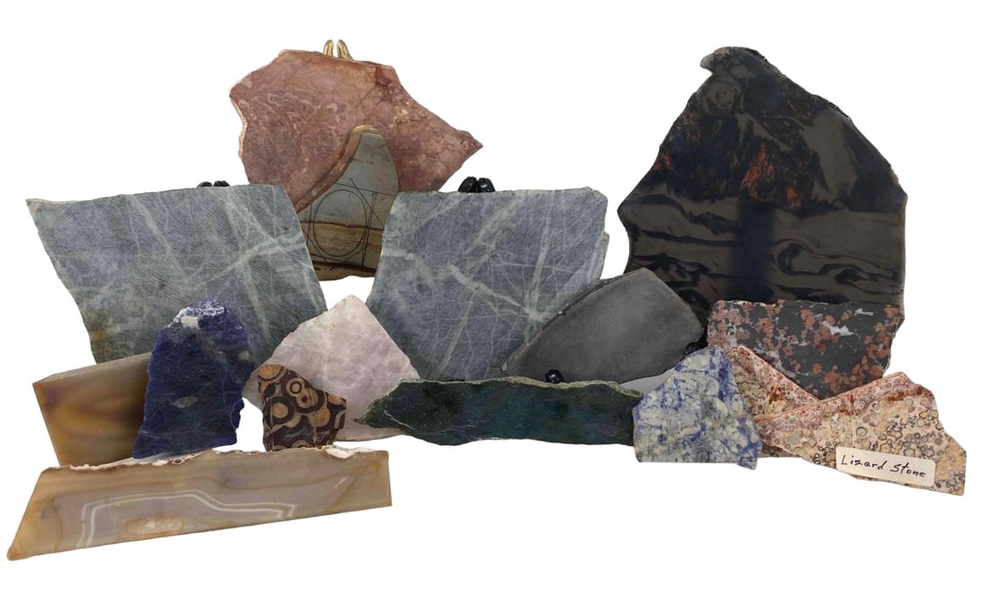Lapidiary Lot, Including Lapis Jade & Agate (1 of 11)