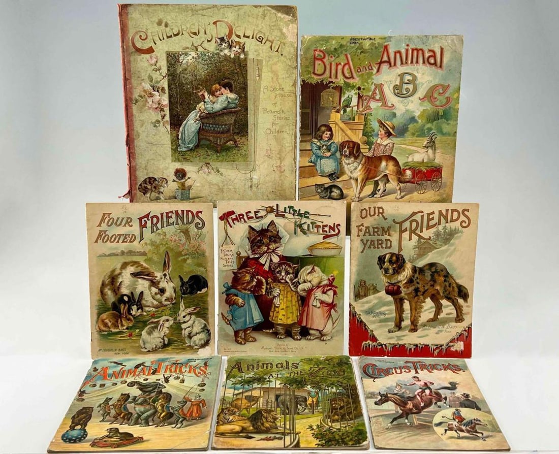 Group Of Nister, McLaughlin Bros., And Tuck Children's Books, Late 19th To Early 20th Centuries (1 of 20)