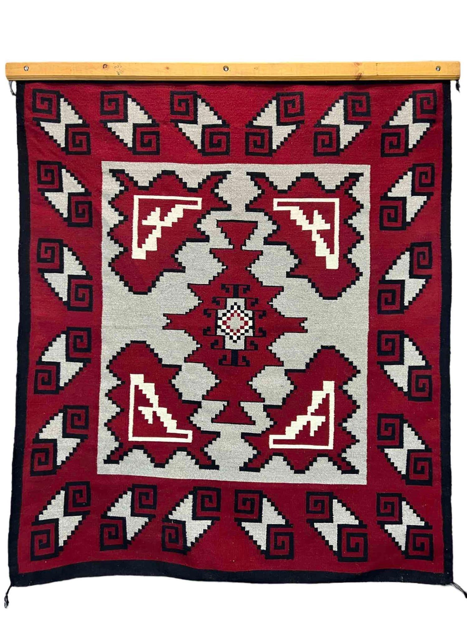 Large Handwoven Navajo Rug (1 of 13)