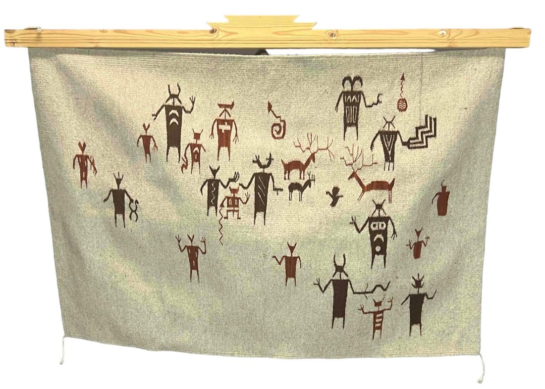 Large Navajo Style Woven Rug (1 of 10)