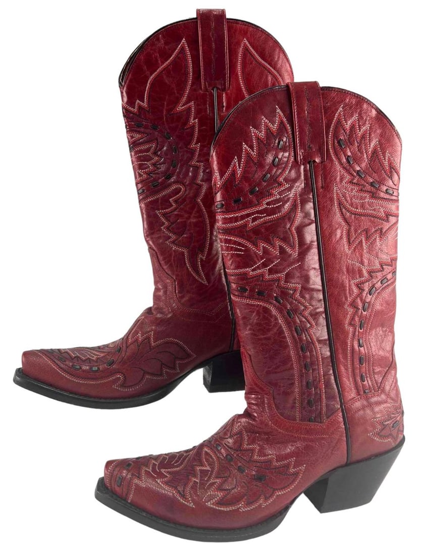 Dan Post Red Leather Western Boots (1 of 12)