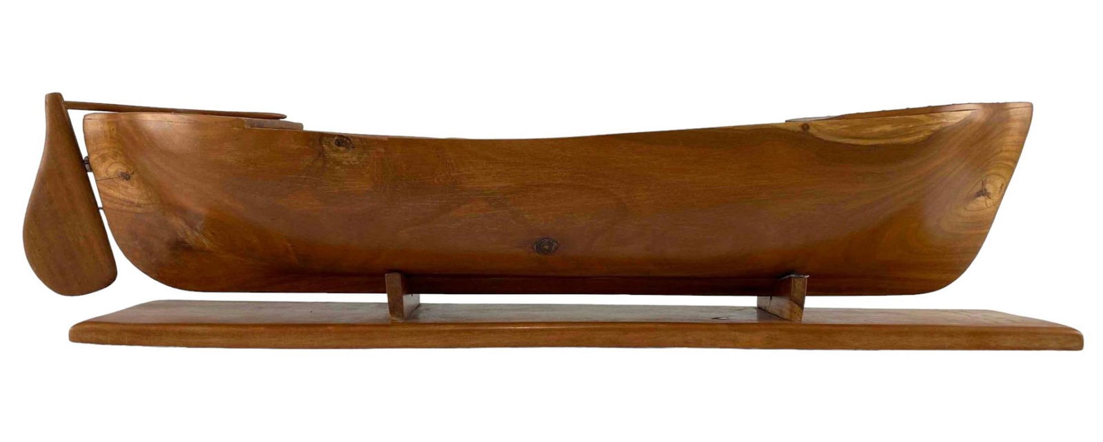 Pitcairn Island Longboat Handmade Wooden Ship Model (1 of 19)