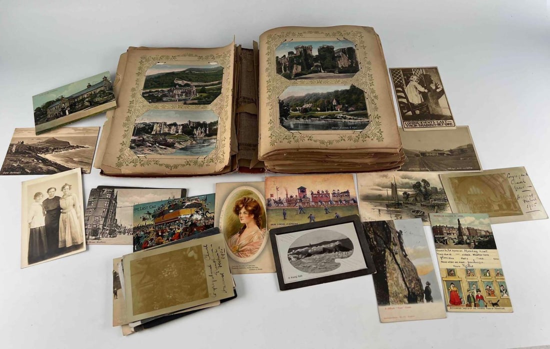 Large Antique Post Card Album (1 of 20)