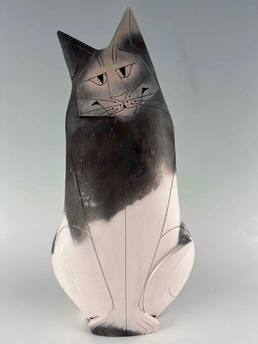 Mary Gates Dewey Studio Art Pottery Curious Cat (1 of 10)