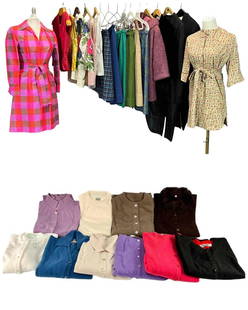 Vintage 1950's & 1960's Clothing: Vintage 1950's & 1960's Clothing. Includes skirts, dresses, blouses, and many cashmere sweaters. Approximate sizes x-small to medium.