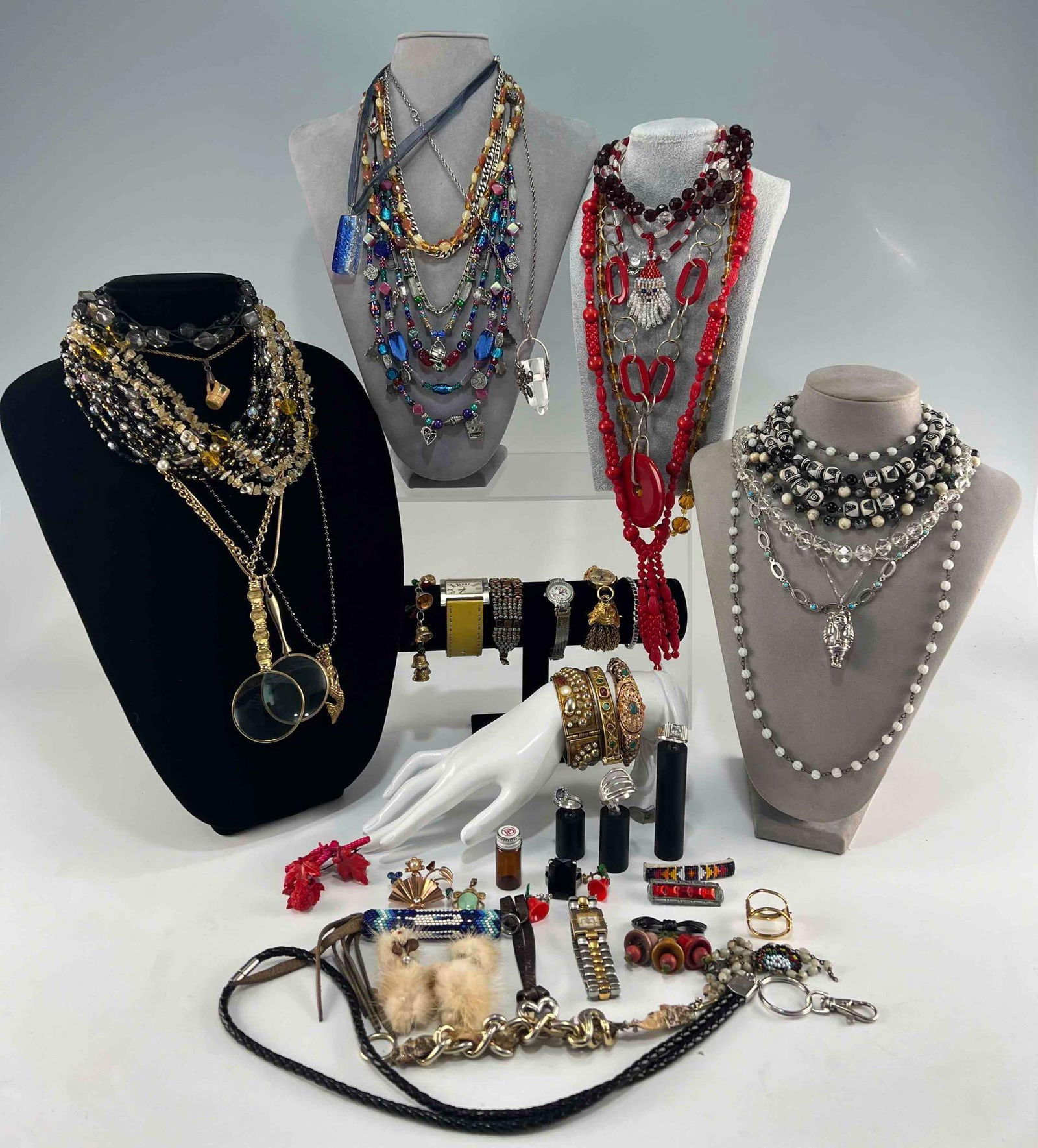 Sterling Silver & Costume Jewelry Lot (1 of 18)