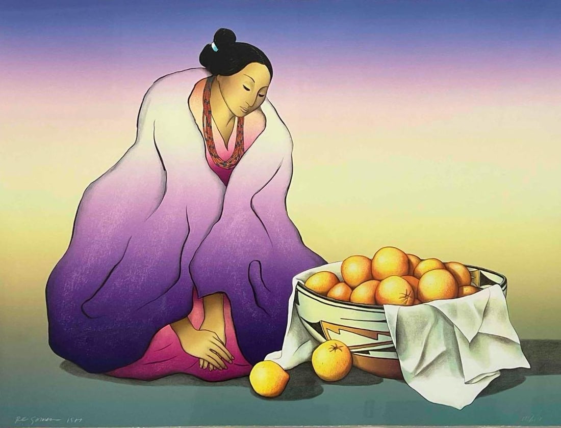 R.C. Gorman, Naranja, Signed Lithograph (1 of 15)