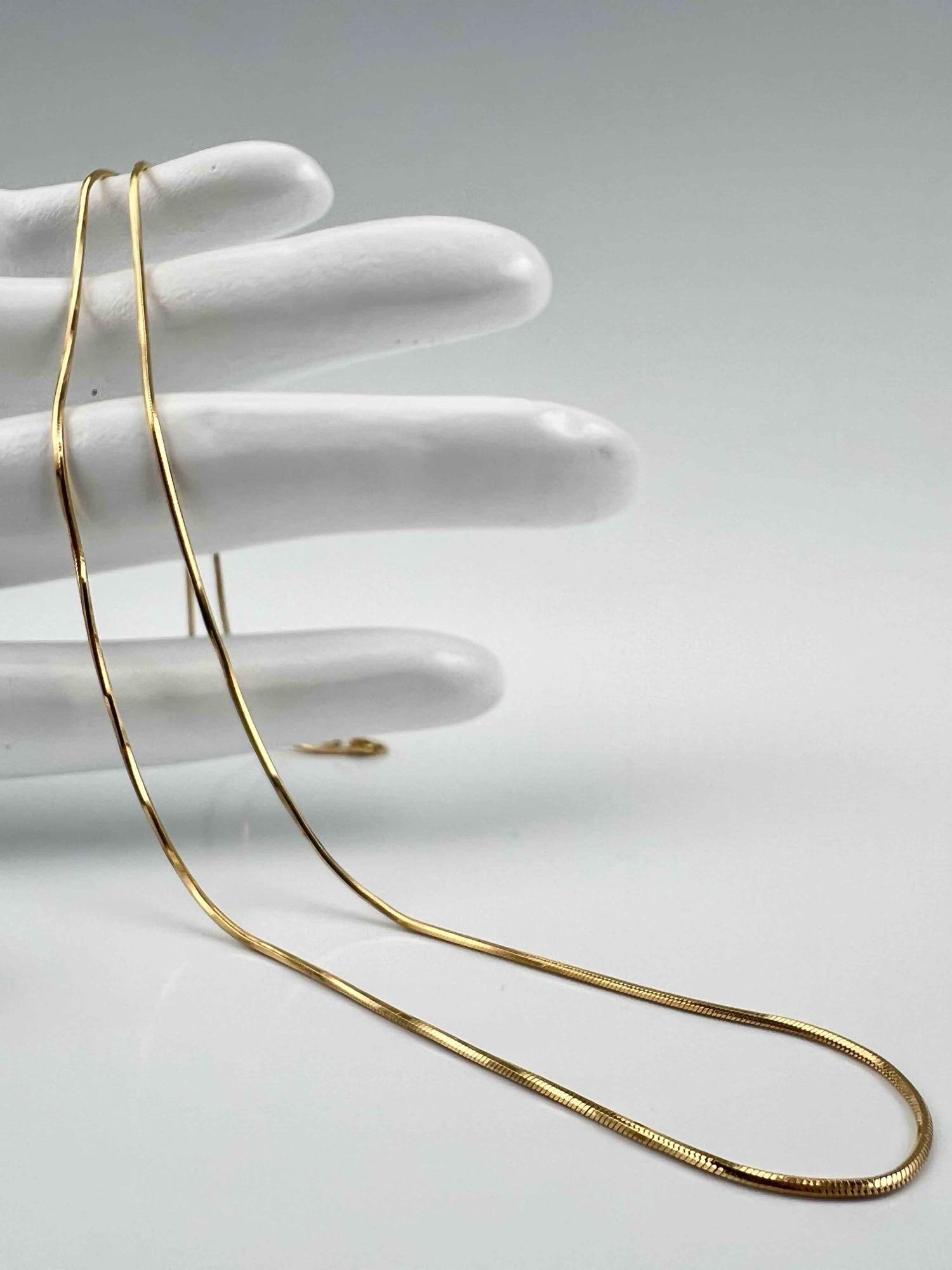 18K Snake Chain Necklace (1 of 5)