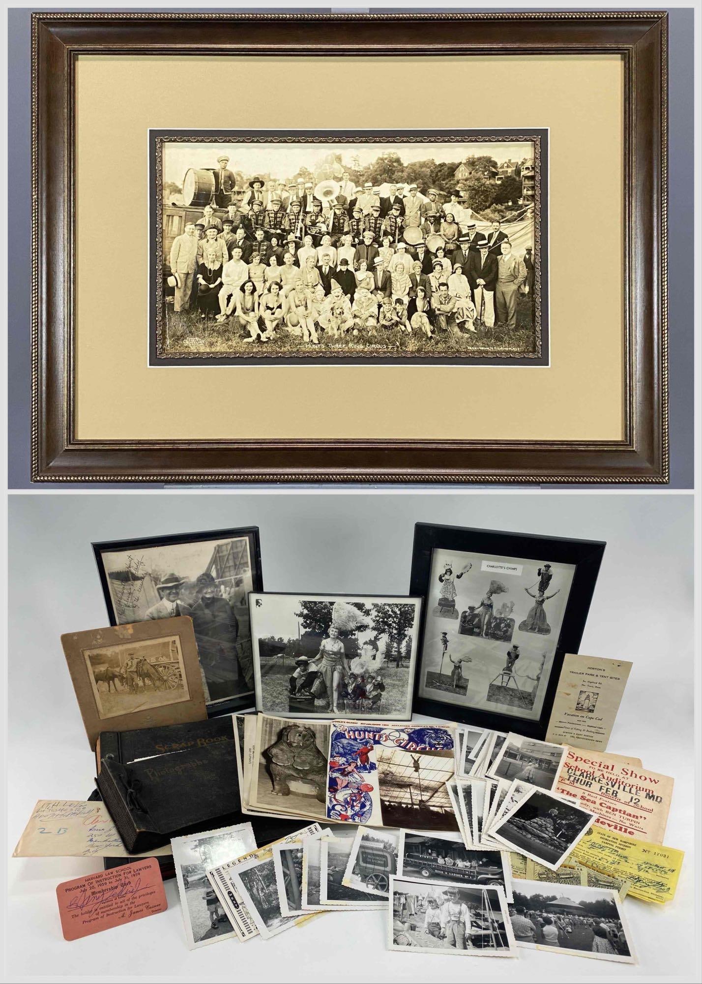 Collection Of Hunt's Three Ring Circus Photographs, Scrapbooks & Ephemera (1920's-1950's) (1 of 20)