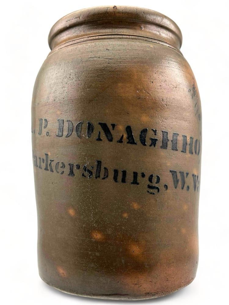 A.P. Donaghho Salt Glazed Stoneware Jar (1 of 9)