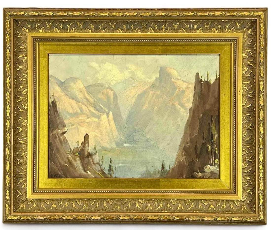 Edward Hill (1843-1923), Tenya Canyon From Morgan's Point, Oil On Canvas (1 of 16)
