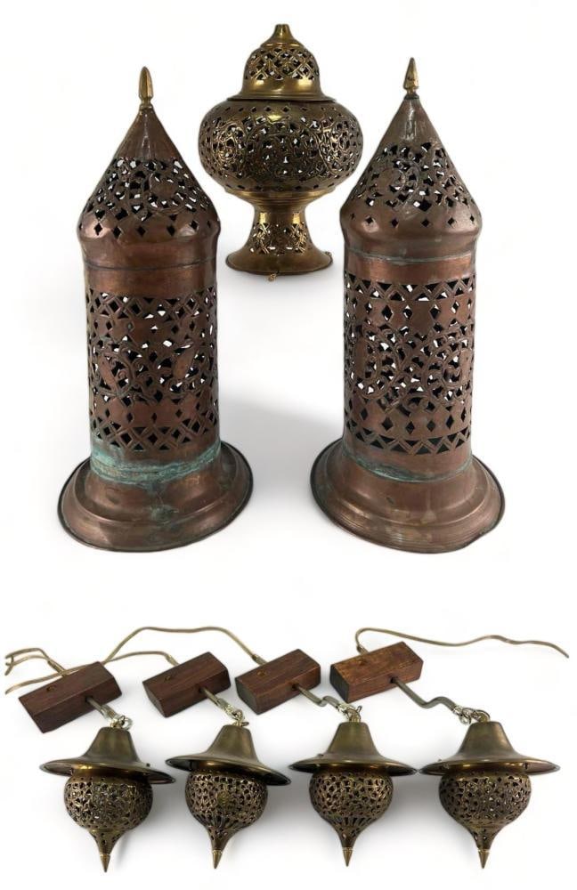 Moroccan Copper & Brass Lanterns (1 of 16)