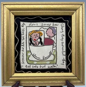 Art Tile With Eleanor Roosevelt Quote