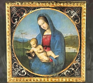 Framed Print, Mary & Christ, After Raphael