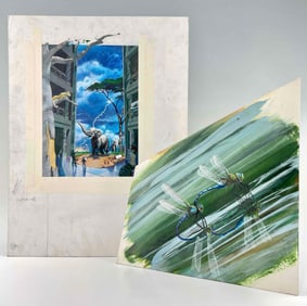 Two Original Artworks for Museum Exhibit