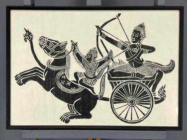 Cambodian Temple Rubbing