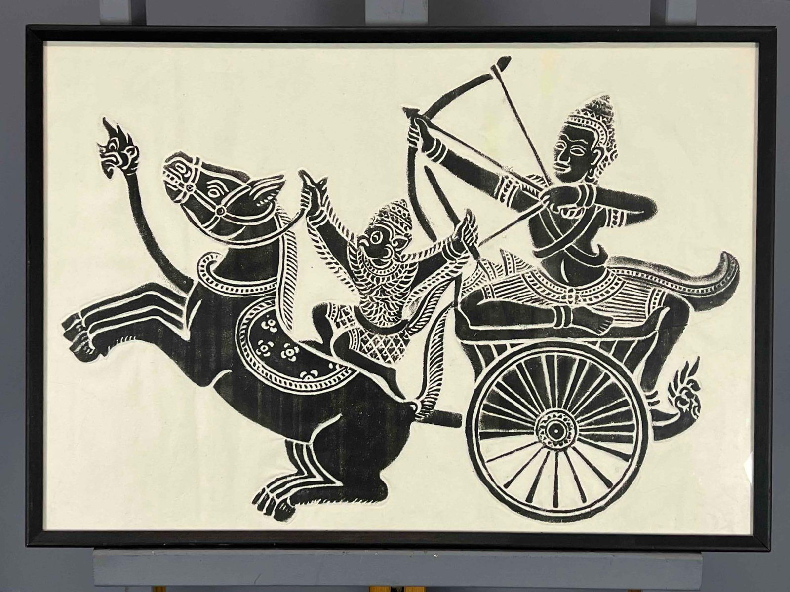 Cambodian Temple Rubbing (1 of 7)