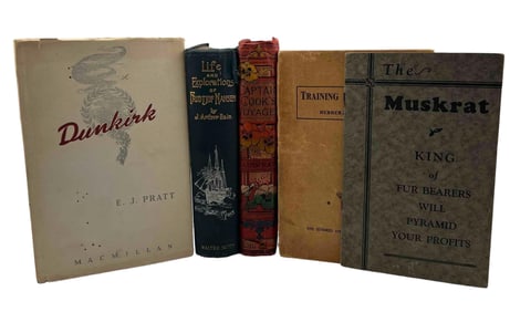 Group Of Military & Exploration Themed Books
