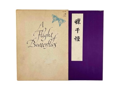 A Flight of Butterflies, Metropolitan Museum Of Art Book With Dust Cover, 1979