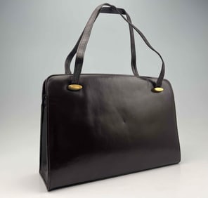 1950's Leather Purse, Globe Trotter By Margolin